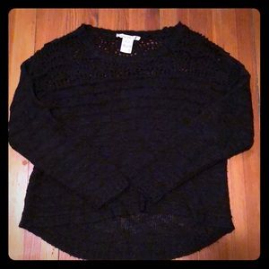 Black Knit Sweater